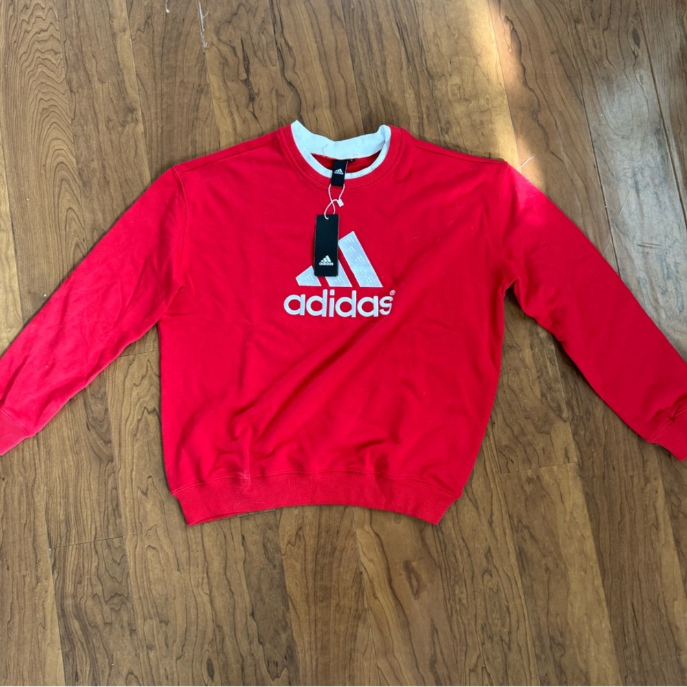 NWT Adidas Men's Red Sweater